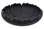Broc Black Textured Bowl