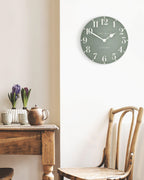 Arabic Seagrass Wall Clock