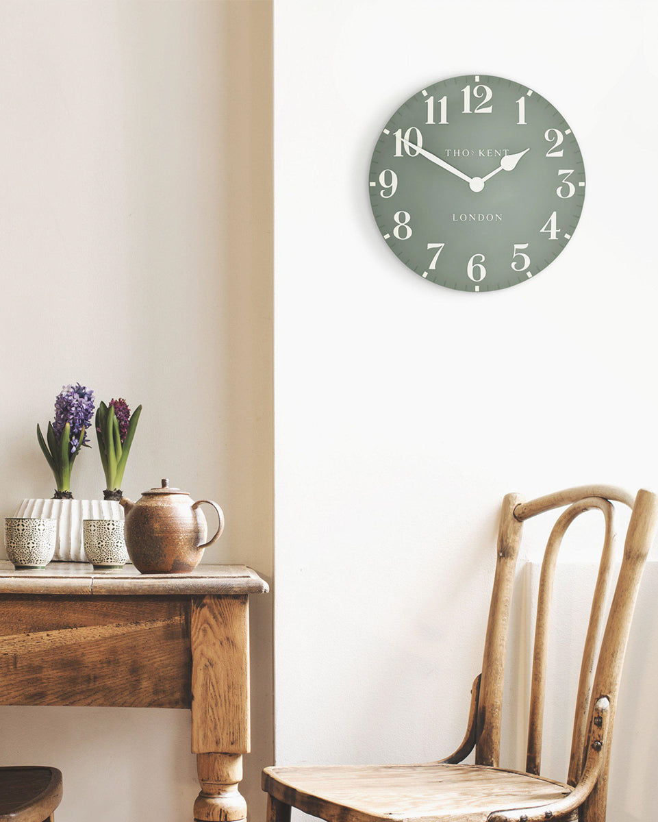 Arabic Seagrass Wall Clock