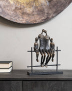 Family of 4 on a fence