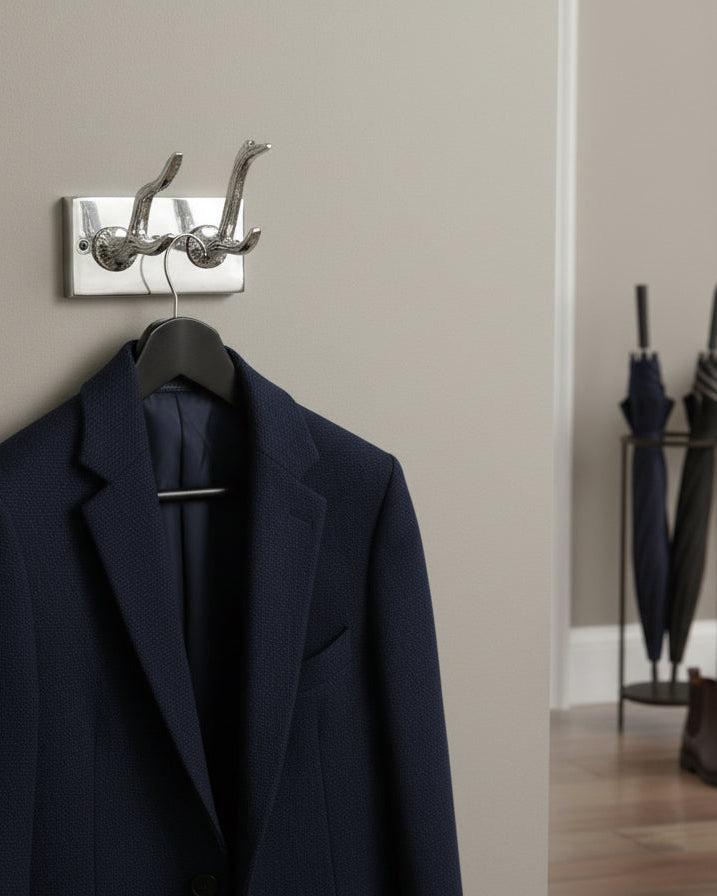 Small Double Antler Coat Hook