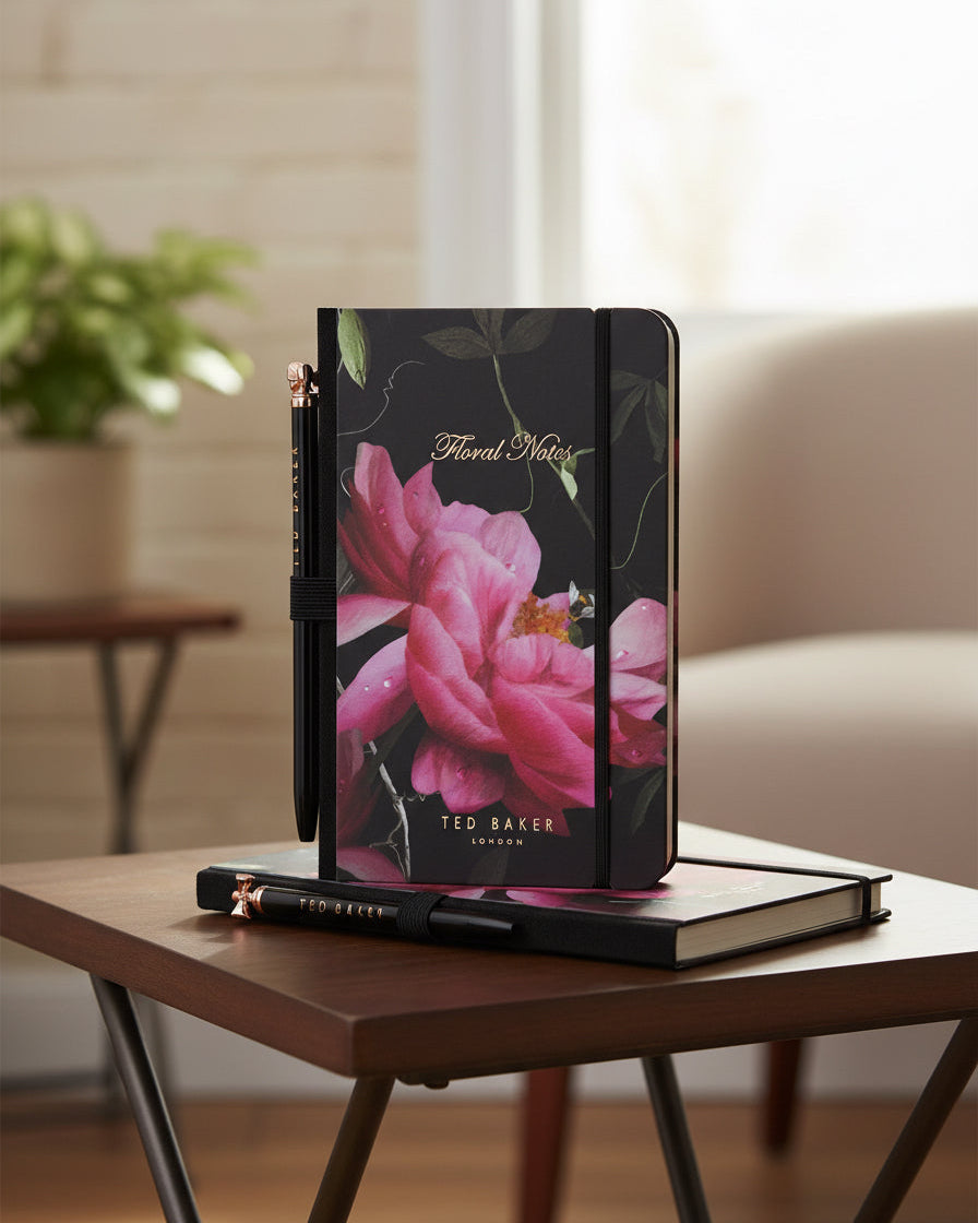 Mini Ted Baker Floral Notebook & Pen