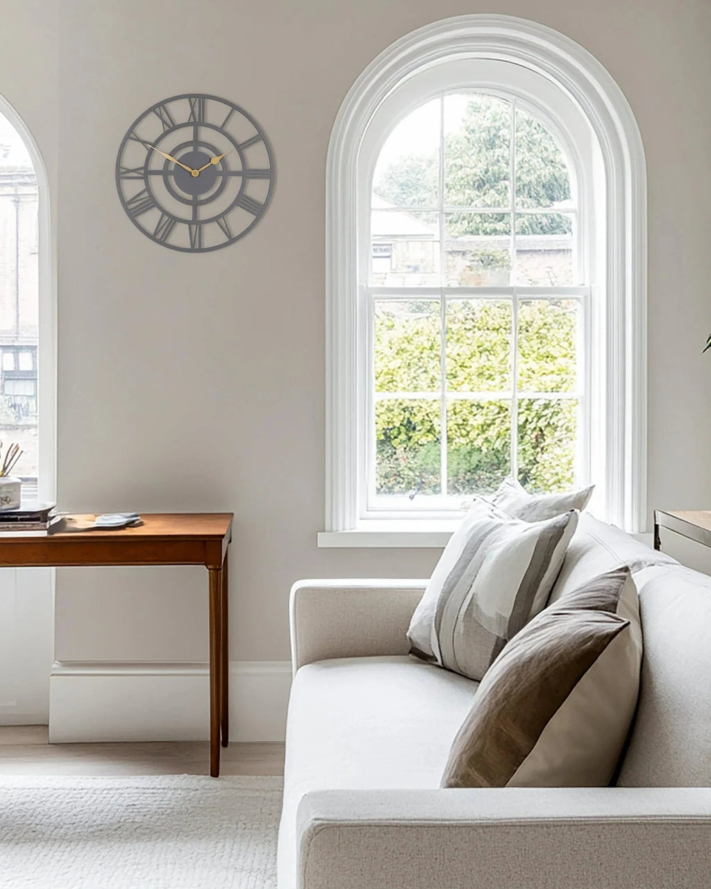 Bright Star Wall Clock In Slate