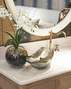 Melted Curve Glass Bowl