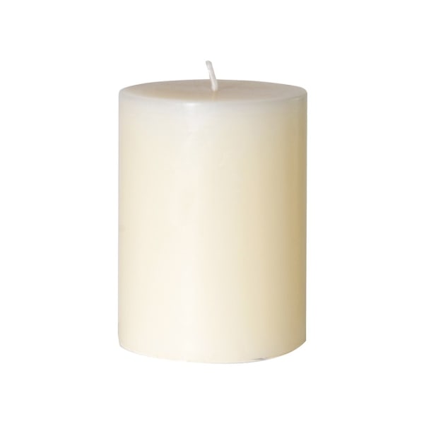 Cream Pillar Candle