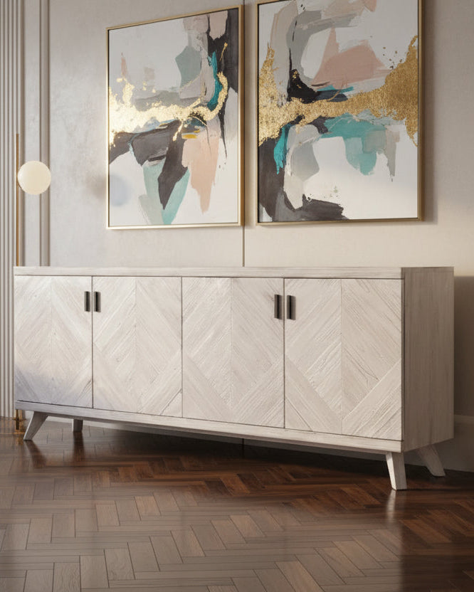 Bosham Parquet 4 Door Sideboard