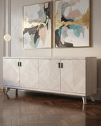 Bosham Parquet 4 Door Sideboard