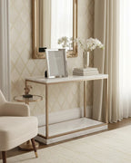 White Enamel & Silver Frame 8x10