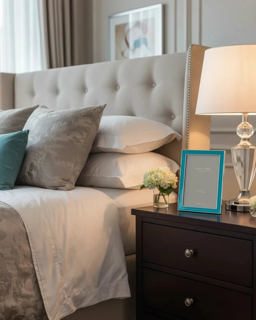 Blue enamel Frame 4x6