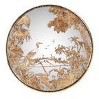 Set of 4 Antique Gold Scenic Coasters