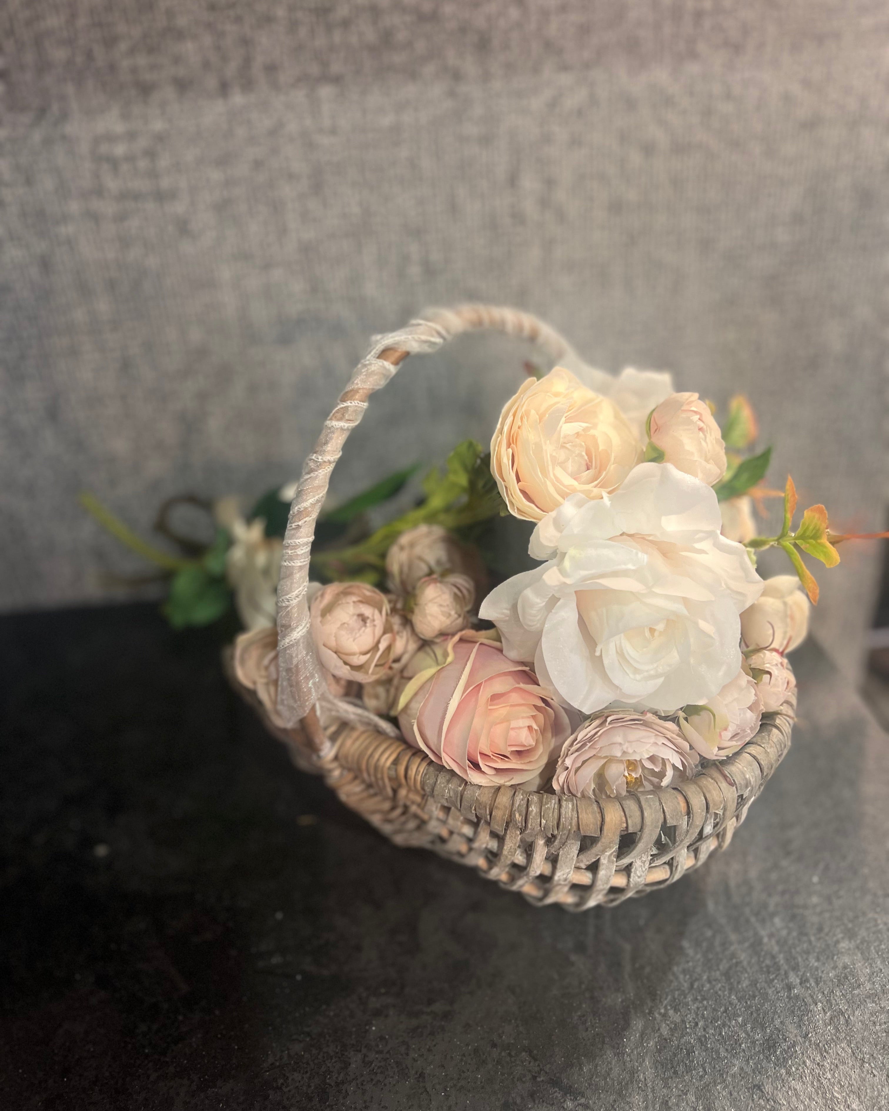 Basket with Bouquet