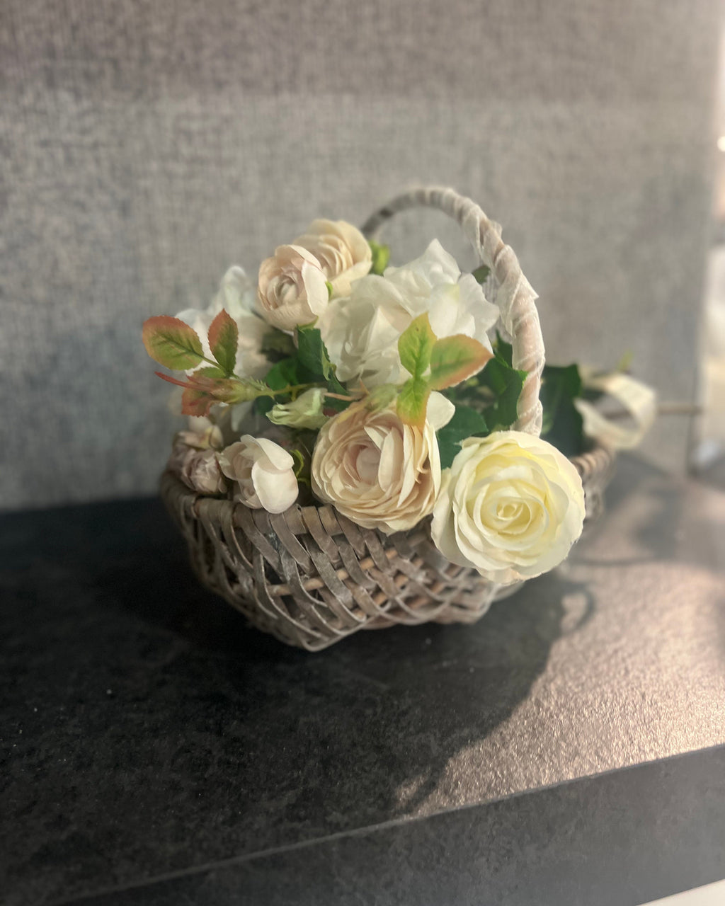 Basket with Bouquet