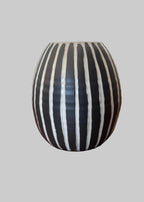 Large Striped Vase