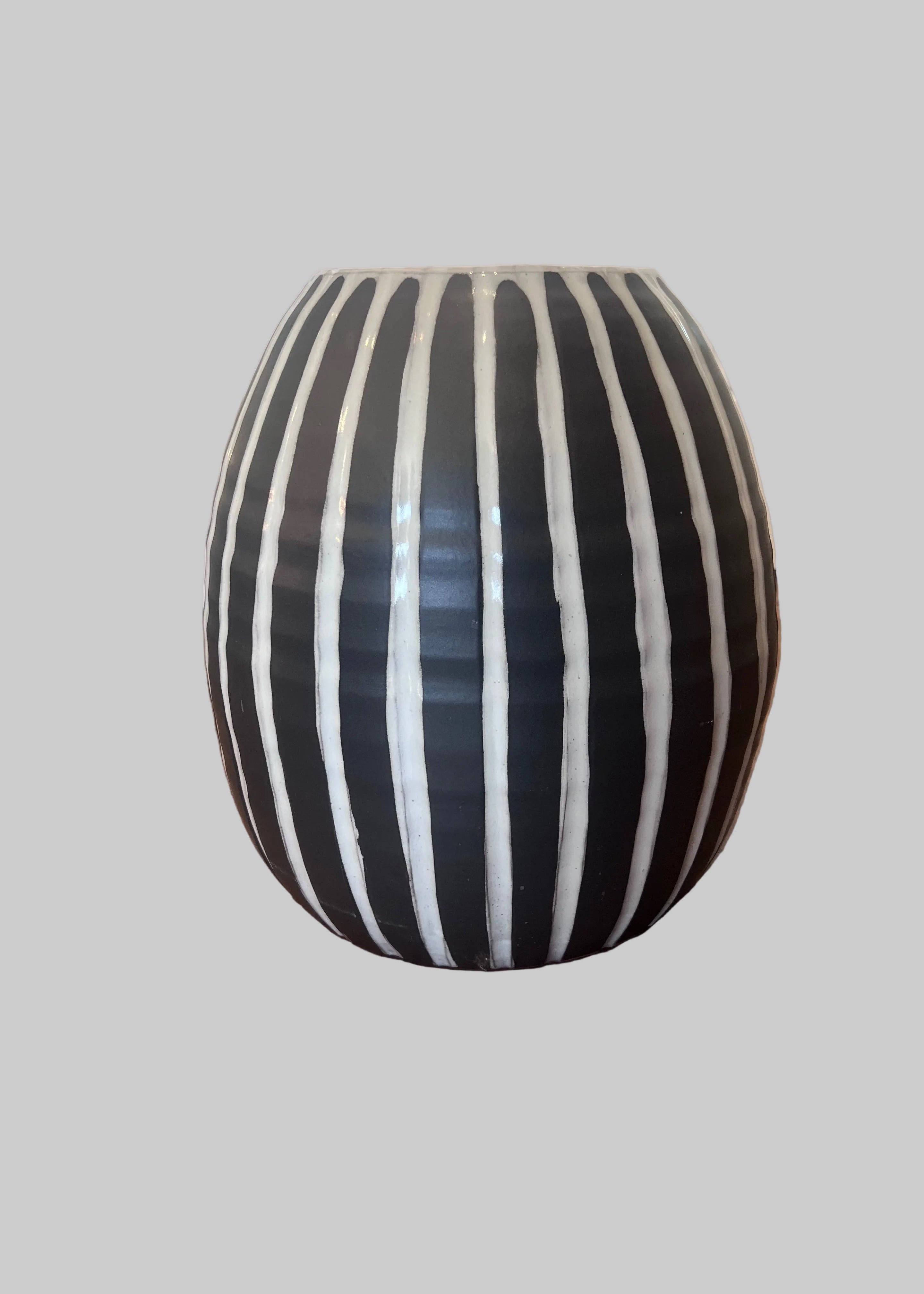 Large Striped Vase