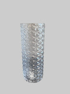 Ridged Glass Vase