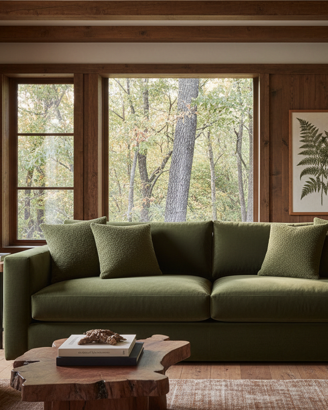 Benbulbin Green Cushion