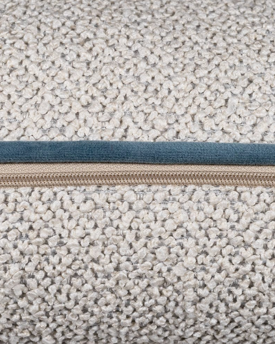 Leighton Ecru/Navy Cushion