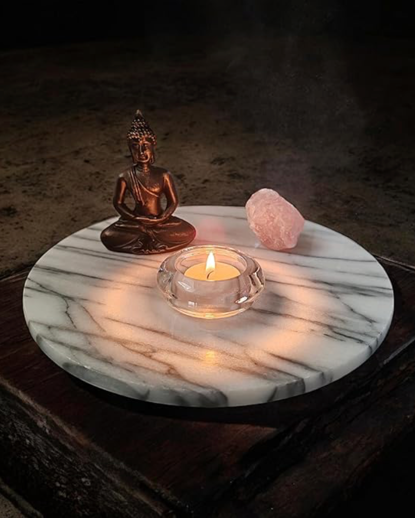 Clear glass Tea Light Holder