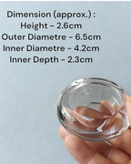 Clear glass Tea Light Holder