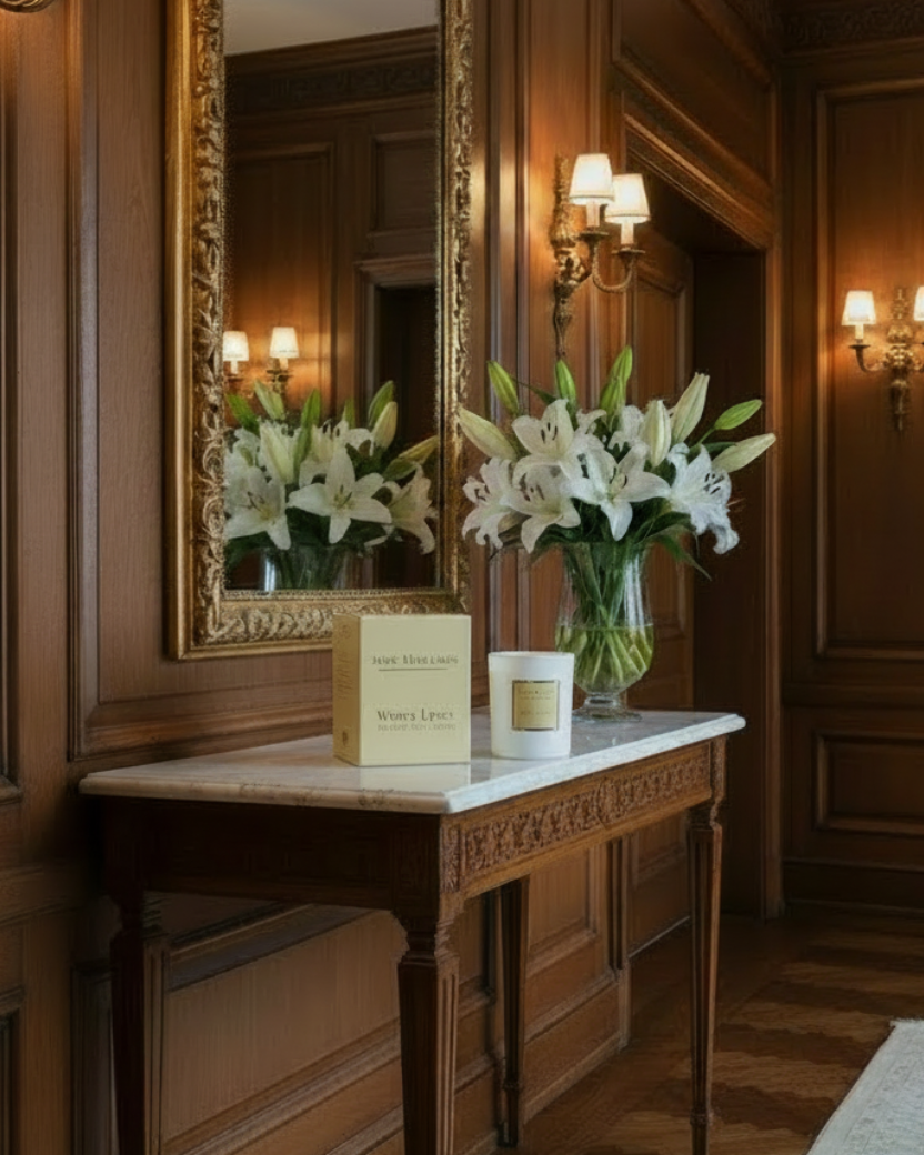 Max Benjamin White Lilies Scented Candle