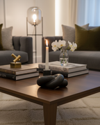 Grey Knot Candle Holder