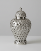 Small Silver Ginger Jar