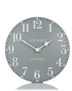 6" Arabic Mantel Clock Flax Blue