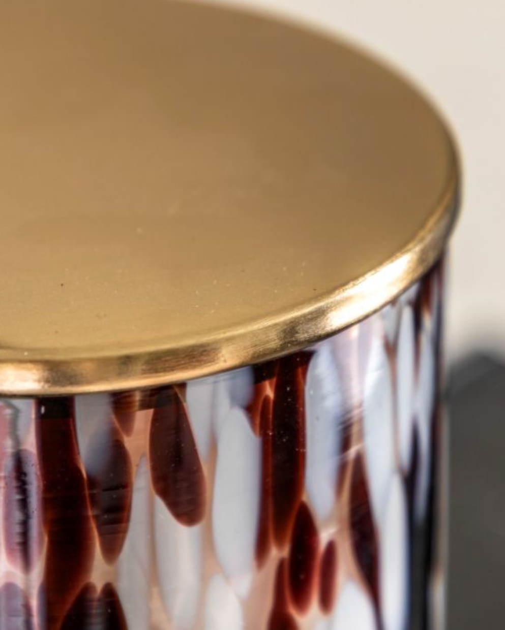 Confetti Brown Candle