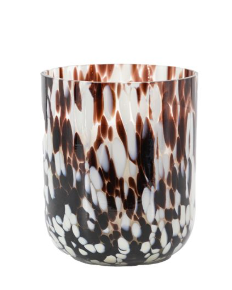 Confetti Brown Candle