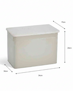 Brompton Marble Bread Bin - Steel,Clay