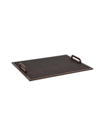 Anthracite Faux Shagreen Tray