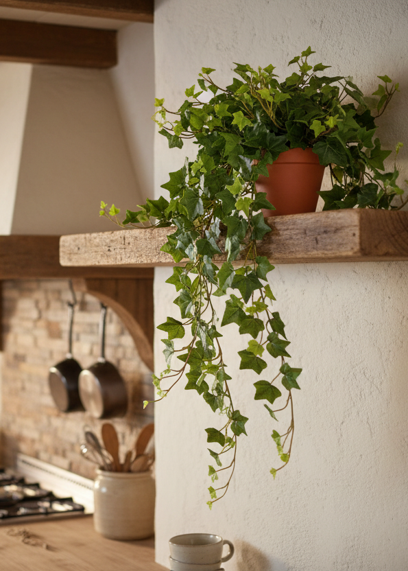 Faux Green English Ivy Trailing Plant