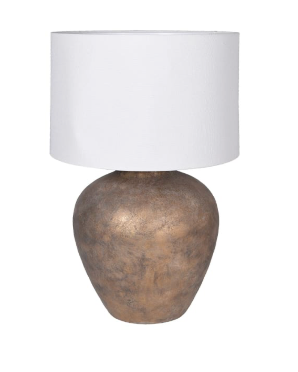 Chestnut Table Lamp With Shade
