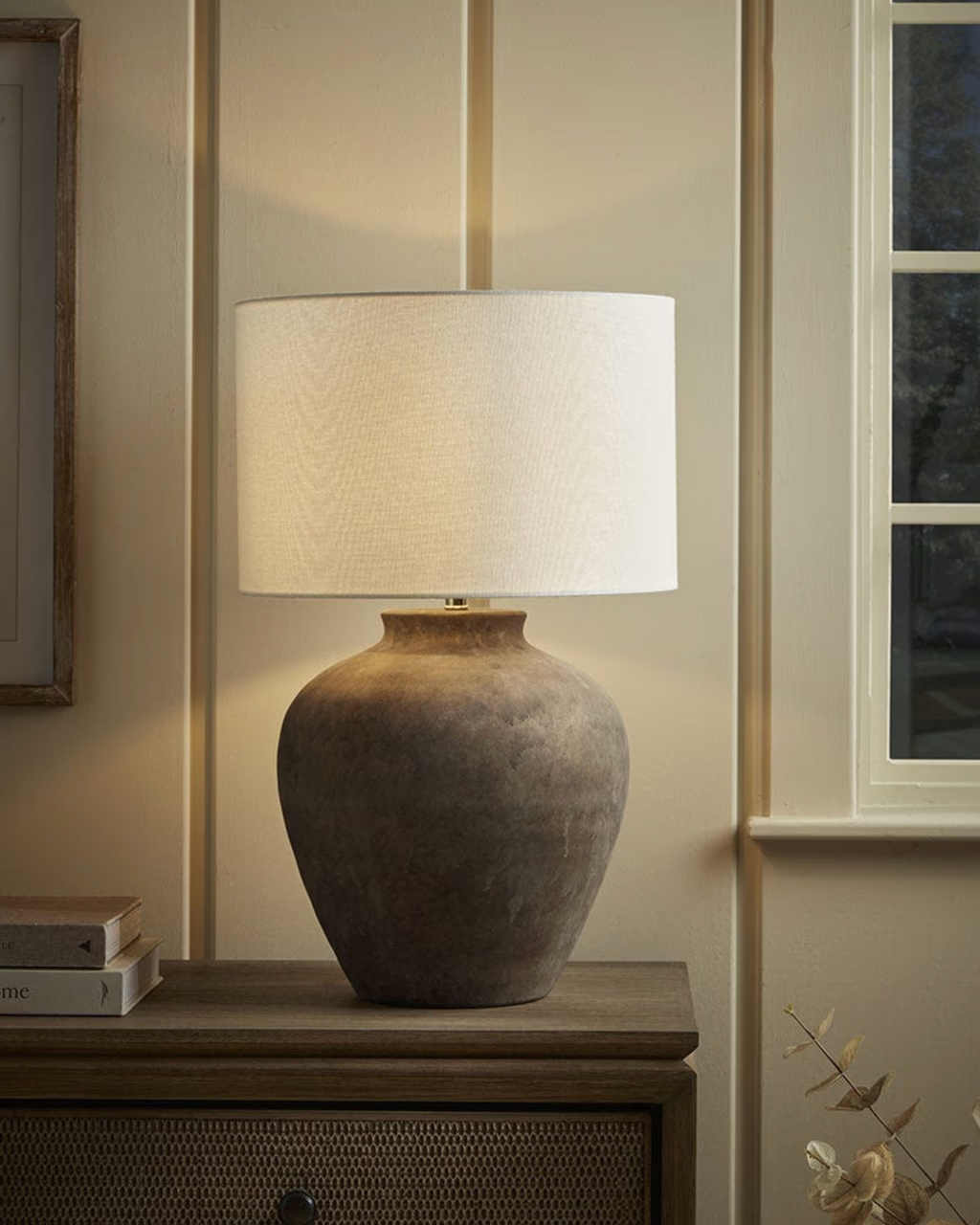 Chestnut Table Lamp With Shade