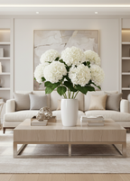 Real Touch White Hydrangea