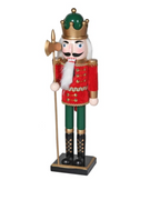 Red and Green Standing Nutcracker