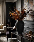 Small Black Textured Vase