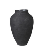 Small Black Textured Vase