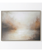 Misty Morning Framed Canvas