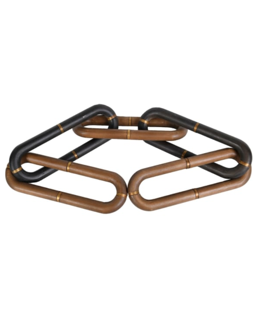 Wooden Two Tone Links