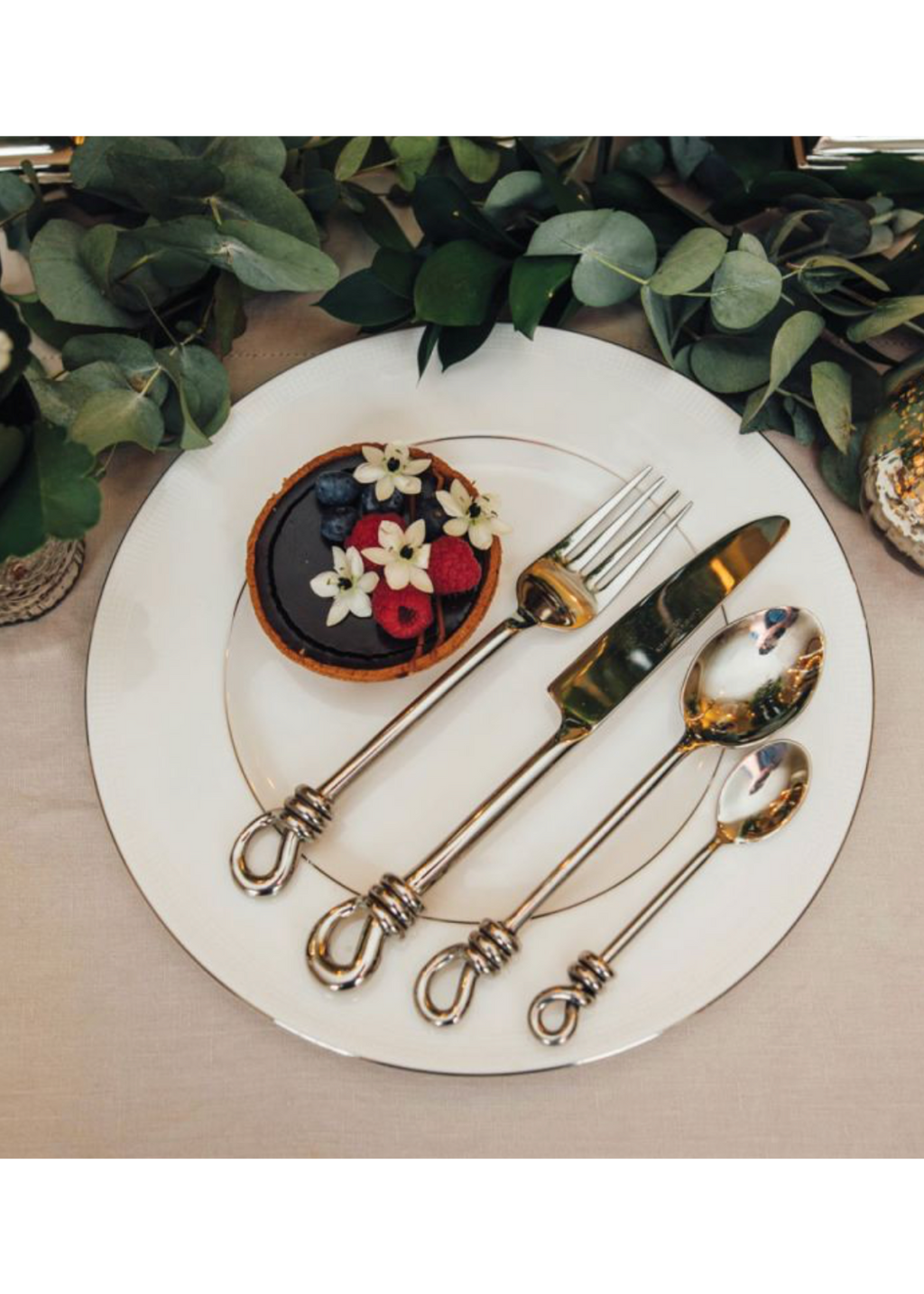 Polished Knot 4 Piece Cutlery Set