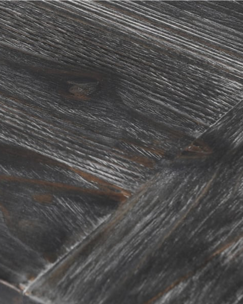 Fir Slatted Leg Console Table