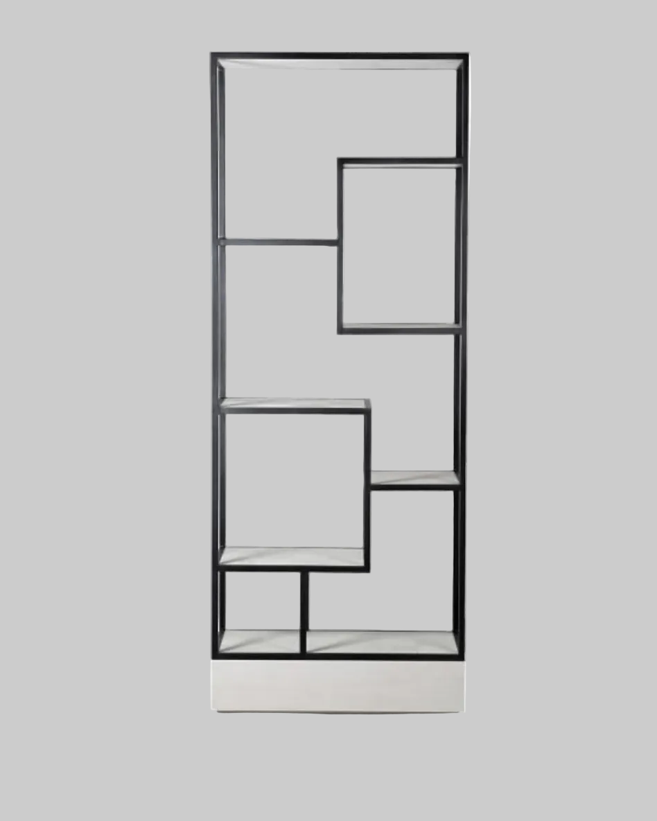 Aurora Squares Narrow Multi-shelf Display Unit