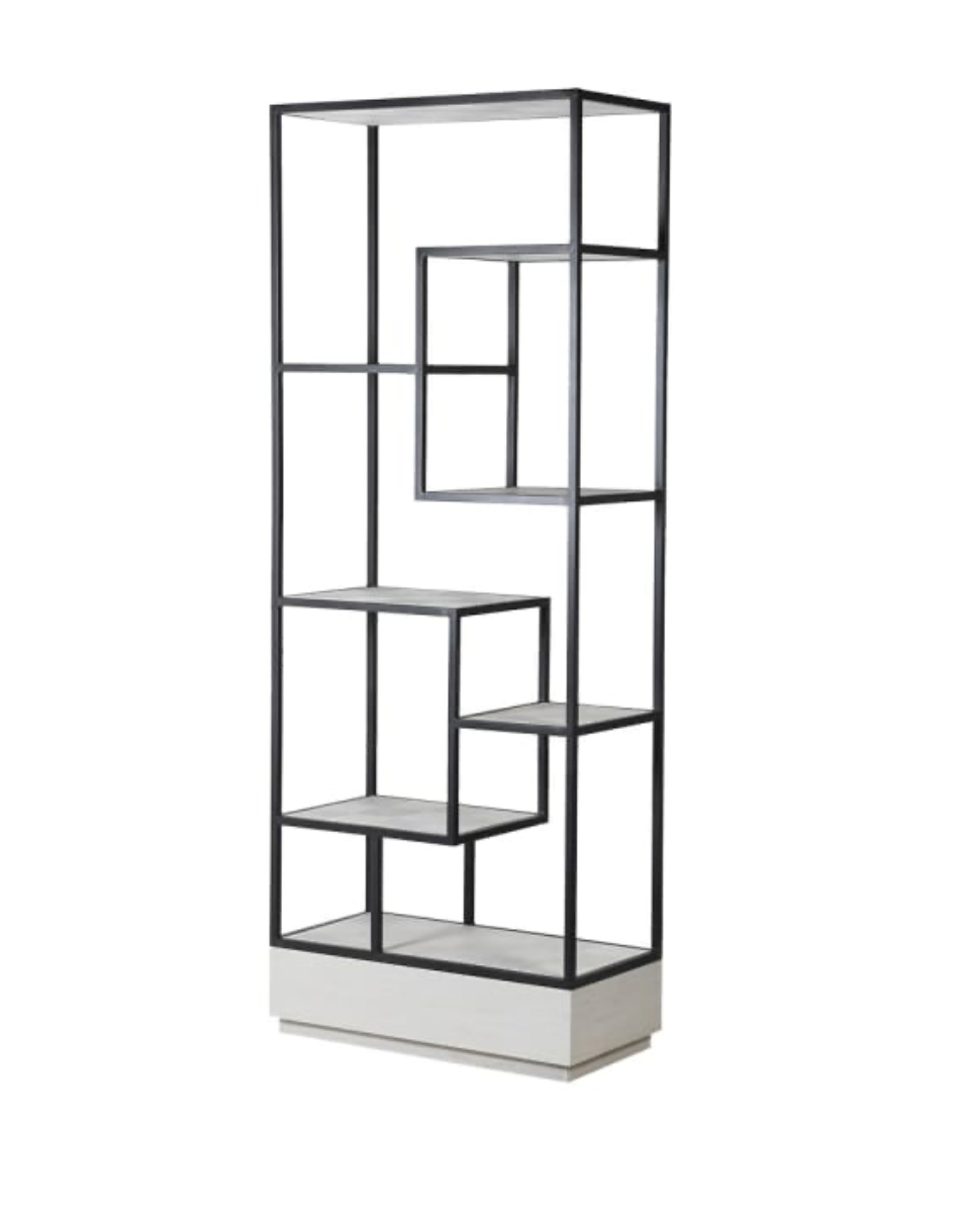 Aurora Squares Narrow Multi-shelf Display Unit