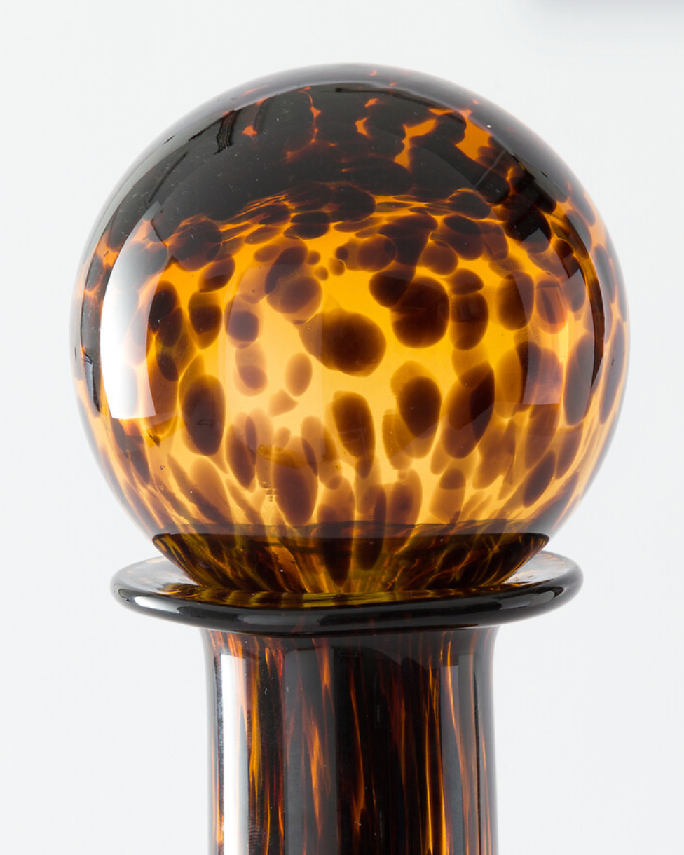 Tall Tortoise Print Bottle & Ball Top