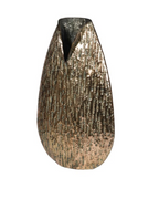 Tall Gold Effect Vase