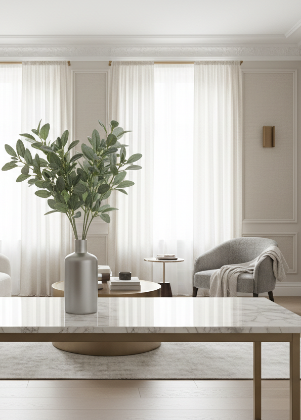 Faux Lambs Ear Spray