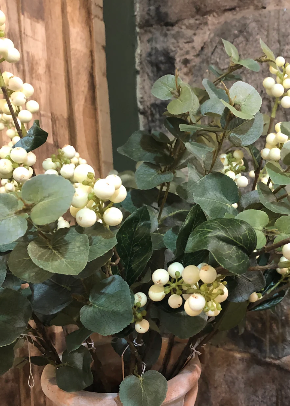 Cream Snowberry Spray