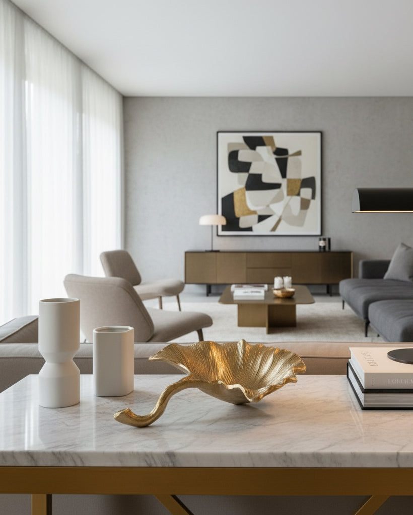 Small Gold Ginko Leaf Dish