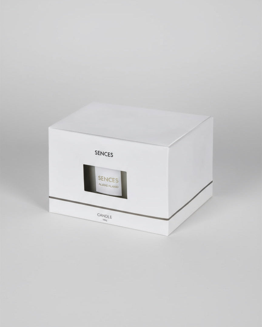 Sences White Alang Alang Lidded 4 Wick Candle